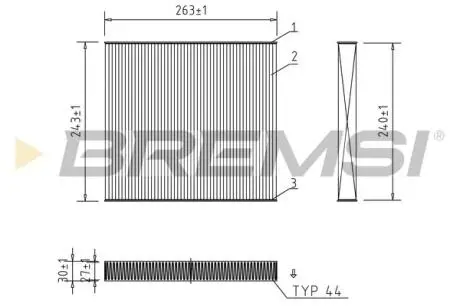 Автозапчасть BREMSI FC0941A
