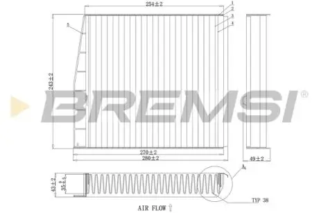 Автозапчасть BREMSI FC0976