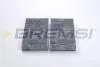 Фільтр салону Honda Civic 00-06/CR-V 01-12 (вугільний) (к-кт 2 шт.) BREMSI FC1325C (фото 1)