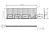 Фільтр салону Opel Astra F/Corsa B/Combo 1.2i-1.7D 91-02 BREMSI FC1532 (фото 1)