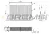 Фильтр салона Land Rover Discovery Sport 14-/Range Rover Evoque 18- BREMSI FC2588 (фото 1)