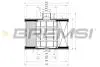 Фильтр топливный Fiat Scudo/Citroen Jumpy/Peugeot Expert 2.0JTD/HDI 07- BREMSI FE0041 (фото 1)