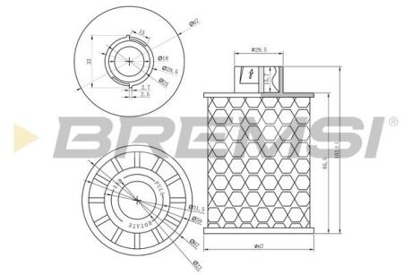 Фільтр паливний Fiat Ducato/Citroen Jumper/Peugeot Boxer 2.2/2.3/3.0MJTD/HDI 06- BREMSI FE0150