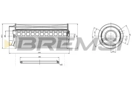 Фільтр паливний Iveco Daily VI 2.3/3.0D 14- BREMSI FE0365