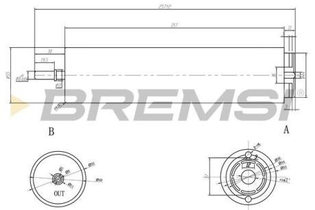 Фильтр топливный BMW 1 (F20)/1 (F21)/2 (F22/F87)/2 (F23)/3 (F30/F80/F31)/4 (F32/F82/F33/F83) 10- BREMSI FE0374