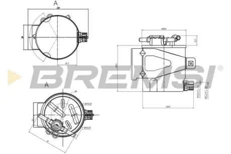 Фільтр паливний Renault Megane 1.5dCi 03- BREMSI FE0388