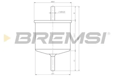 Фільтр паливний Ford Transit 2.0 -00 BREMSI FE0399