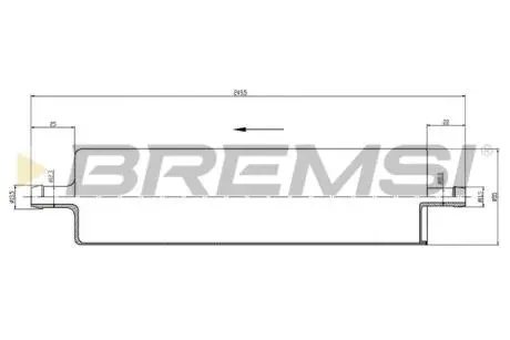Фільтр паливний Audi A6 2.0/3.0 TDI 11-18/A7 2.0/3.0 TDI 10-18 BREMSI FE1017