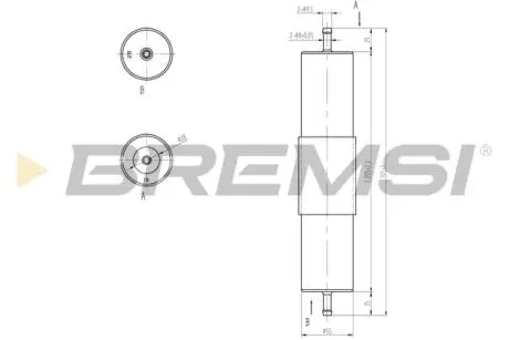 Фильтр топливный BMW 316i-328 94- BREMSI FE1318