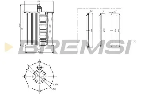 Фильтр масляный Fiat Scudo/Citroen Berlingo 1.6JTD/HDI 07- BREMSI FL0135