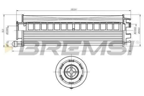 Фільтр масляний MB Sprinter (907,910) 20-/Vito (W447) 19-/E-class (W213) 18- OM654 BREMSI FL2350
