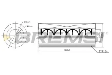 Автозапчасть BREMSI FL2550