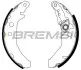 Гальмівні колодки зад. Ford Fiesta III 89-99 (Bendix) BREMSI GF0225-1 (фото 1)
