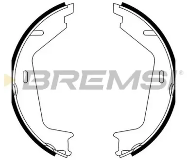 Гальмівні колодки бараб. XC90 02- BREMSI GF0608A