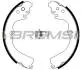 Гальмівні колодки зад. Impreza 92-00/Forester 97-08/Legasy I 89-94 (Akebono) BREMSI GF0884 (фото 1)