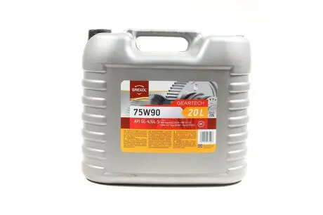 Масло трансміс. GEARTECH EP 75W90 GL-4/GL-5 (Каністра 20л) BREXOL 48391050981
