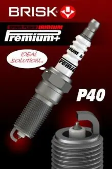 Свеча зажигания IRIDIUM PREMIUM+ BRISK P40