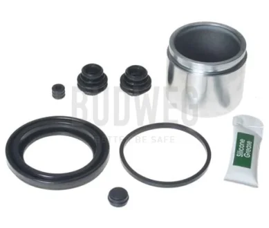 Ремкомплект гальмівного супорта передн Лів/Прав (діаметр поршня: 60) HYUNDAI I40 I CW, IX35, SONATA VI, SONATA VII KIA SPORTAGE II, SPORTAGE III MITSUBISHI L200, L200 / TRITON 1.6-2.7 05.00-12.19 BUDWEG CALIPER 2090376