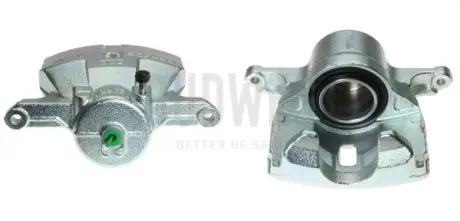 Гальмівний дисковий супорт передн Прав NISSAN QASHQAI II, RENAULT KADJAR 1.2-1.7D 11.13- BUDWEG CALIPER 344967