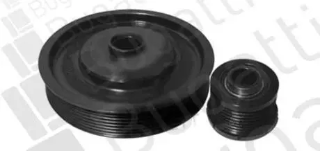Шків колінвалу + шків генератора 1.9D LAGUNA II/MEGANE II/NISSAN PRIMERA 01- (к-кт) BUGATTI BPSD1010-ND
