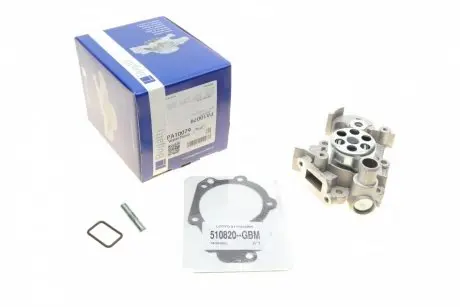 Помпа води Renault Clio II/III 1.2 99-10/Nissan Kubistar 1.2 04- (6 лоп) (підшипник) BUGATTI PA10079