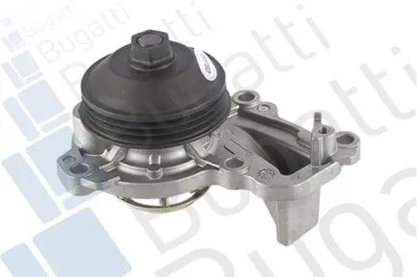Помпа води Citroen C1/C3/C4 Cactus/Peugeot 208/308 1.0/1.2VTi 12-/Opel Corsa 19-(R/B)(6 лоп)(3кан) BUGATTI PA10252