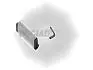 Патрубок интеркуллера левый нижний Volvo C30/S40/S60/S80 1.6 11- BUGIAD 88553 (фото 2)