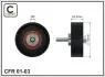 70x8x25 Ролик направляючий паска генератора DB 103/104 2,6-3 CAFFARO 0103 (фото 1)