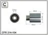 Ролик промежуточный ремень ГРМ Subaru Forester/Impreza/Legacy IV/V 1.5/2.0/2.5 12.00- 31,5x8x34 CAFFARO 214104 (фото 1)