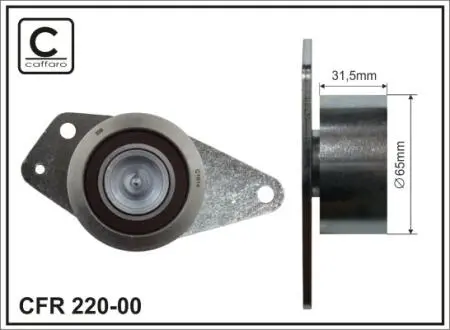 Ролик промежуточный ремень ГРМ Renault Espace III/Kangoo/Laguna I/Megane I/Scenic I, Volvo S40 I/V40 1.9D 03.97- 65x18x32 CAFFARO 22000