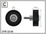 Ролик проміжний поліклинового ремня BMW 5 E60/E61/7 E65/E66/E67/X3 E83 2.2/2.5/3.0 12.01-12.10 76x10x26 CAFFARO 2255 (фото 1)