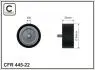 Ролик проміжний поліклинового ремня Mercedes Sprinter 3,5-T 906/3-T 906/4,6-T 906/5-T 906/Viano W639/Mixto W639/Vito W639 2.0D/2.2D 06.06- 54x8x26 CAFFARO 44522 (фото 1)