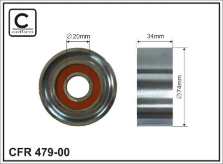 Ролик натяжного механизма CAFFARO 479-00