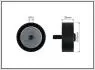 Ролик проміжний поліклинового ремня Opel Antara/Cascada/Insignia A/A Country/B/B Country/B Grand Sport/Zafira C 2.0D 10.11- 1.3 65x10x26 CAFFARO 500657 (фото 1)