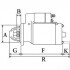 Стартер VW Caddy II/Golf IV/Passat/Polo/Vento 1.4/1.9TDI 93-05 = 111900 CARGO F 032 111 900 (фото 1)