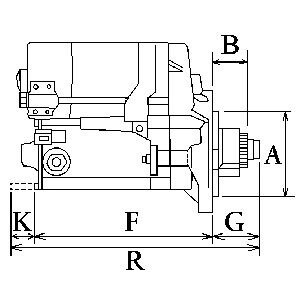 Стартер CARGO F 032 113 329