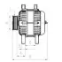 Генератор Renault Kangoo 1.5 dCi 08- (14V/150A) (K9K) = 116323 CARGO F 032 116 323 (фото 3)
