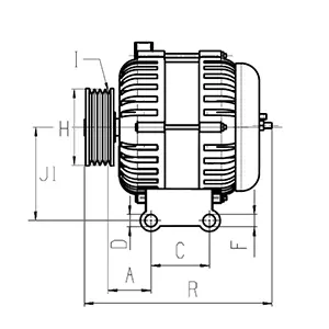 FORD Генератор C-MAX II 1.6 10-, FOCUS III 1.6 10-, MONDEO IV 1.6 10- CARGO F032116842