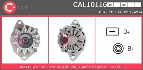 Генератор CASCO CAL10116AS