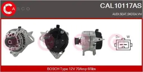Генератор CASCO CAL10117AS