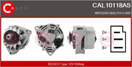Генератор CASCO CAL10118AS