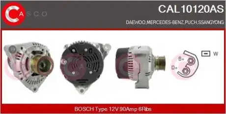Генератор CASCO CAL10120AS