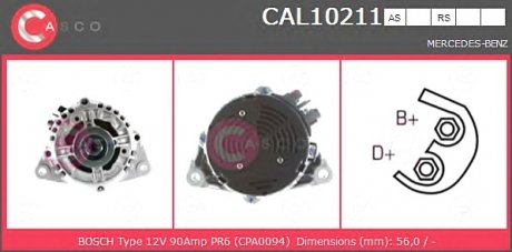 Генератор CASCO CAL10211AS