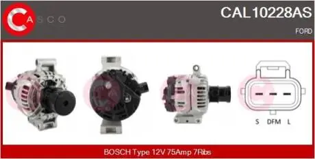 Генератор CASCO CAL10228AS
