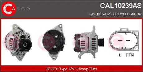 Генератор CASCO CAL10239AS