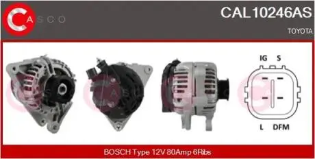 Генератор CASCO CAL10246AS