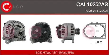 Генератор CASCO CAL10252AS