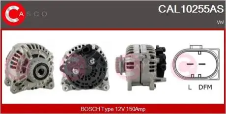 Генератор CASCO CAL10255AS