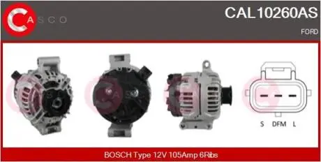 Генератор CASCO CAL10260AS