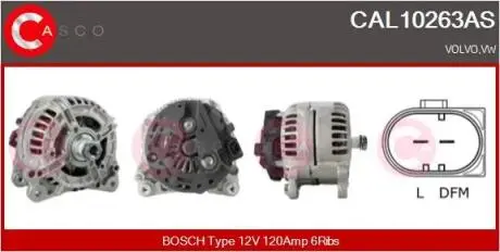 Генератор CASCO CAL10263AS